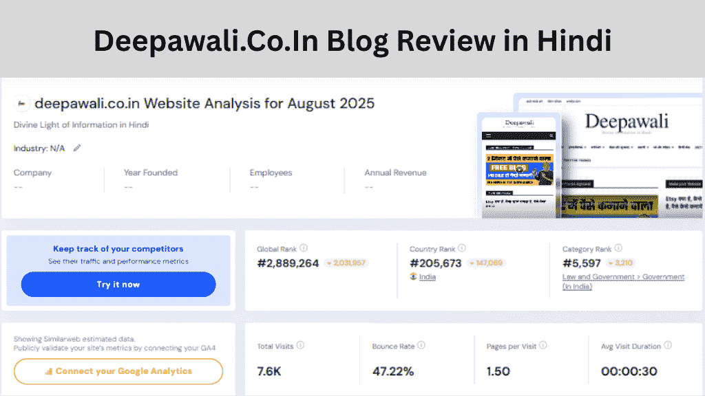 Deepawali.Co.In Blog Review in Hindi