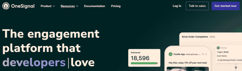 onesignal homepage