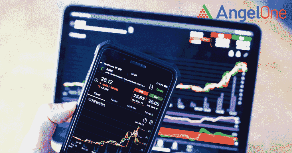 Angle one app trading overview display