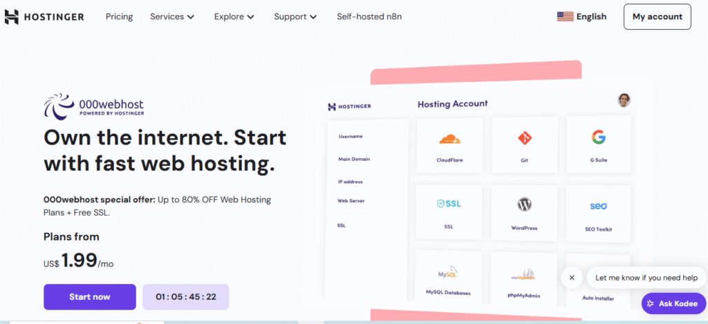 000webhost hosting service provider