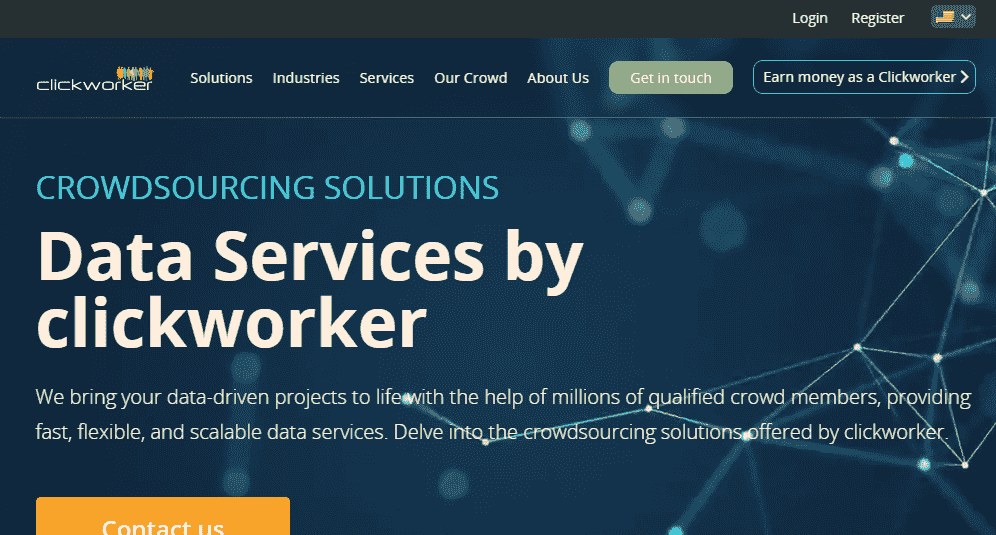 clickworker homepage 