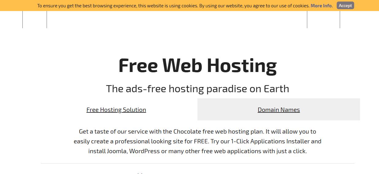 free hostia hosting service provider