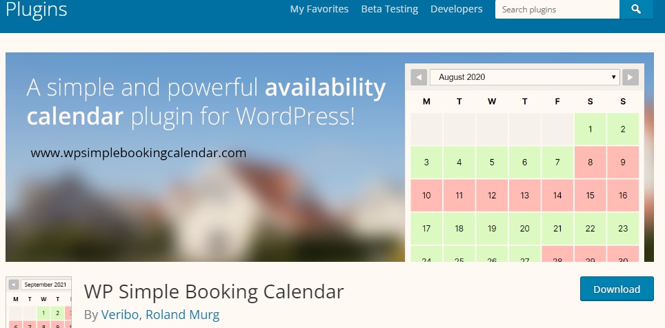 WP Simple Booking Calendar