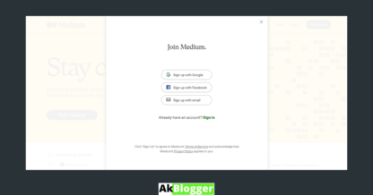 medium login