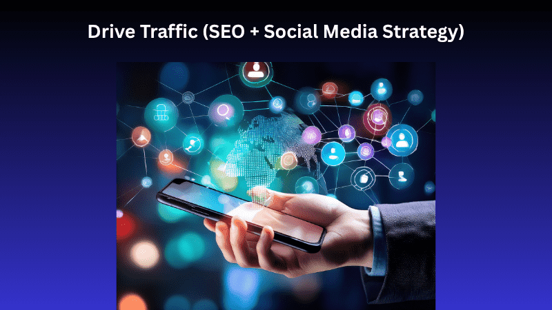 Drive Traffic (SEO + Social Media Strategy)